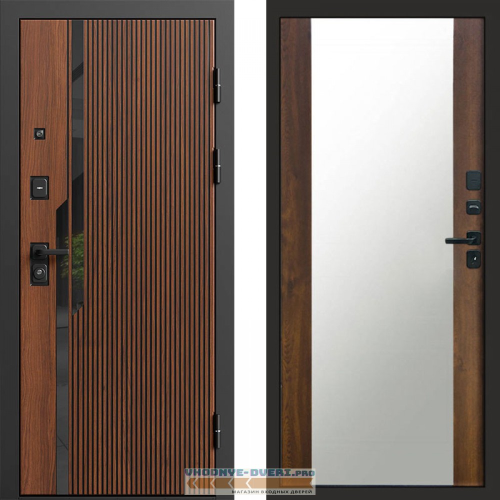 Дверь Termo Door Флекс Бетон Зеркало 27 Дуб